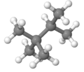 Ball-and-Stick model of triptane