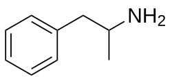 An image of the amphetamine compound