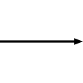 Rightward reaction arrow