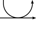 Rightward reaction arrow with minor substrate(s) from top left and minor product(s) to top right