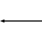 Leftward reaction arrow