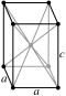 Body-centered tetragonal crystal structure for protactinium