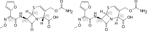 Skeletal formula of cefuroxime