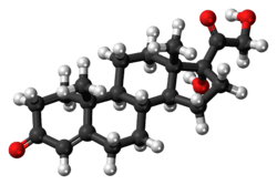 Cortodoxone 3D ball molecule view
