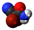 Spacefill model of DBNPA