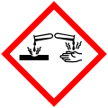 GHS05: Corrosive