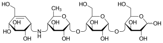 Haworth projection of acarbose