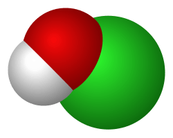 hypochlorous acid space filling