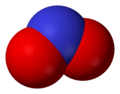 The nitrite anion (space-filling model)