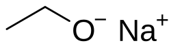 Ball-and-stick model of the sodium cation