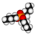 Spacefill model of Tributyl phosphate