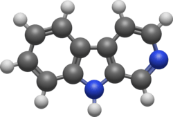 Chemical structure of β-carboline