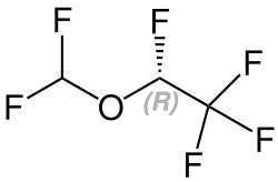 Structural Formula of (R)-Desfluran