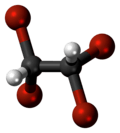 Ball and stick model of tetrabromoethane