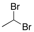 Line model of 1,1-dibromoethane