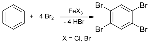 Synthese von 1,2,4,5-Tetrabrombenzol