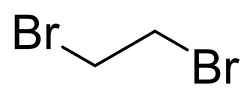Skeletal formula of 1,2-dibromoethane