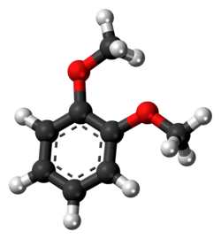 1,2-Dimethoxybenzene molecule