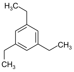 Chemical structure of 1,3,5-Triethylbenzene