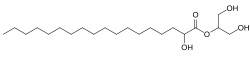 Glyceryl hydroxystearate, found in a variety of cosmetic and skin care products.