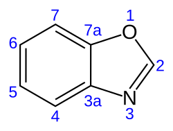 Skeletal formula with numbering convention