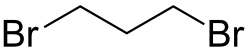 Skeletal formula of 1,3-dibromopropane