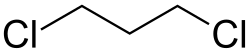Skeletal formula of 1,3-dichloropropane