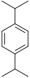 Structure of 1,4-diisopropylbenzene