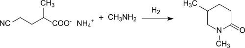 Synthese von 1,5-Dimethyl-2-piperidon