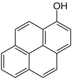 Chemical structure of 1-hydroxypyrene