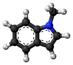1-Methylindole molecule