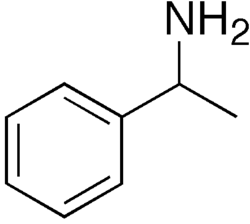 Chemical structure of 1-Phenylethylamine