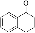 Structural formula of 1-tetralone