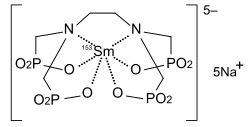 Chemical structure of samarium (153Sm) lexidronam