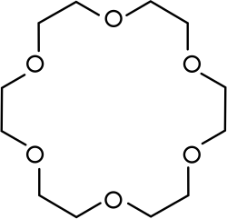 Chemical structure of 18-crown-6