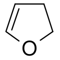 Skeletal formula of 2,3-dihydrofuran
