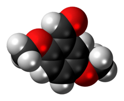 2,5-Dimethoxybenzaldehyde molecule