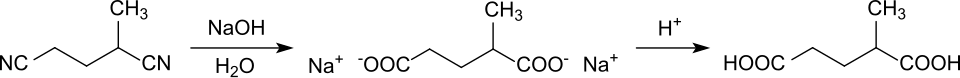 2-Methylglutarsäure aus 2-Methylglutraronitril