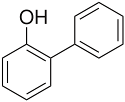 Ball-and-stick model of 2-Phenylphenol