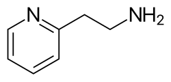 Kekulé, skeletal formula of 2-pyridylethylamine