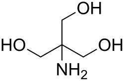 Chemical structure of tris