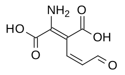 2D representation of the chemical structure of Q2823201.