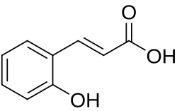 Skeletal formula of o-coumaric acid