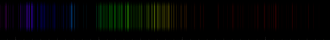 Color lines in a spectral range