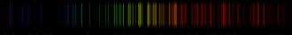 Color lines in a spectral range