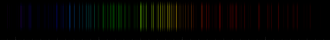 Color lines in a spectral range