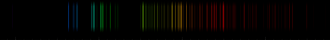 Color lines in a spectral range