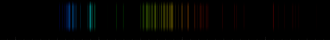 Color lines in a spectral range