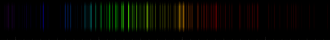 Color lines in a spectral range