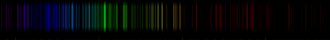 Color lines in a spectral range